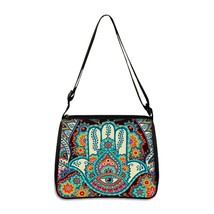 Mandala Flowerote Handbag Women Ethnic Traditional Shopping Bag  Print   Bag  Fo - £46.73 GBP