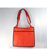 Red Fabric Reusable Tote ~ 15&quot;x14&quot;, Shopping, Crafts, Gym, Beach, Spa ~ ... - £6.10 GBP