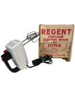 Regent Portable Electric Mixer By Iona Model M7 Vintage Tested Works - $280.04 MXN