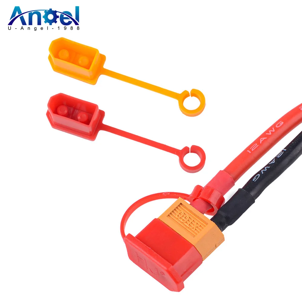 5 /10 pcs Red Orange XT60 Plug Rubber Terminal Insulated Protective Cove... - £6.78 GBP+