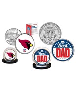 Best Dad - ARIZONA CARDINALS 2-Coin Set Quarter &amp; JFK Half Dollar NFL LI... - $15.85
