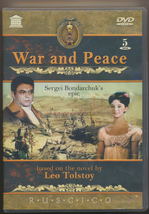 War and Peace-Special Russian/English Language Edition-5 DVD Set- With Subtitles - £13.95 GBP