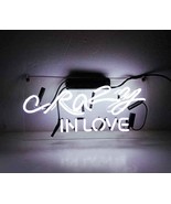 Crazy In Love Neon Sign 16&quot; x 4&quot; - £155.58 GBP