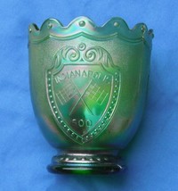 Vase--Spooner...Green--bx...1970 ACGA Carnival Glass Club Souvenir - £28.00 GBP
