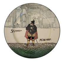 Royal Doulton Series 10.5&quot; Plate Shakespeare Sir Andrew Acuecheek Englis... - £18.15 GBP