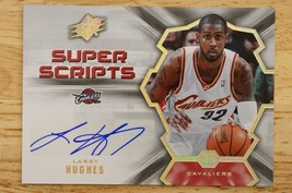 Larry Hughes 2007-08 UD SPX Super Scripts Auto Signature SS-LH NBA Cavaliers - £7.73 GBP