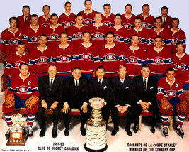 MONTREAL CANADIENS 1964-65 8X10 TEAM PHOTO HOCKEY NHL PICTURE STANLEY CU... - £3.88 GBP