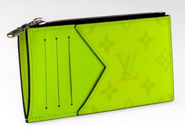 Louis Vuitton Taigarama Monogram Card Holder Wallet Juane Yellow M30320 - $356.40
