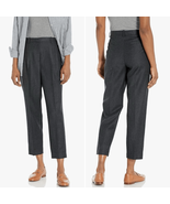 Theory Wool Flannel Flat Front Treeca Grey $228 4 - $1,326.85 MXN