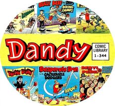 DANDY COMIC LIBRARY  On PC DVD Rom /Original scans 344 issues CBR/CBZ fo... - $3.50