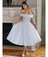 Off-shoulder Backless  Solid Strapless Sleeveless A-line Loose Pleated L... - €66,26 EUR Off-shoulder Backless  Solid Strapless Sleeveless A-line Loose Pleated L... - €66,26 EUR