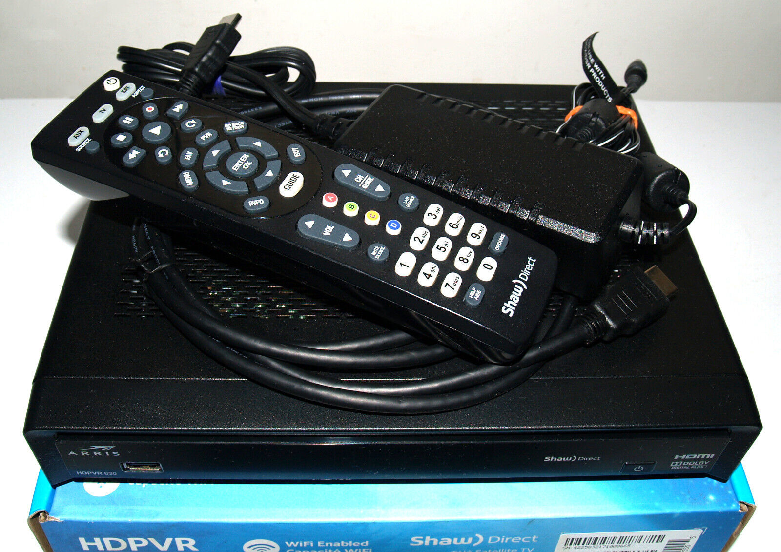 Shaw Direct Arris HDDSR600 SATELLITE RECEIVER Bundle - $33.83