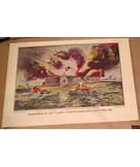 Three Vintage 10 3/4&quot; x 15&quot; Currier &amp; Ives Stencil Hand Colored Civil Wa... - $20.55 CAD
