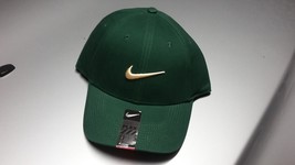 Nike Legacy 91 Golf Hat Cap Green Khaki Swoosh Logo One Size - £19.17 GBP