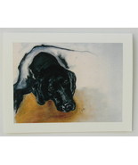 Black Labrador Dog Art Note Cards Solomon - £9.34 GBP