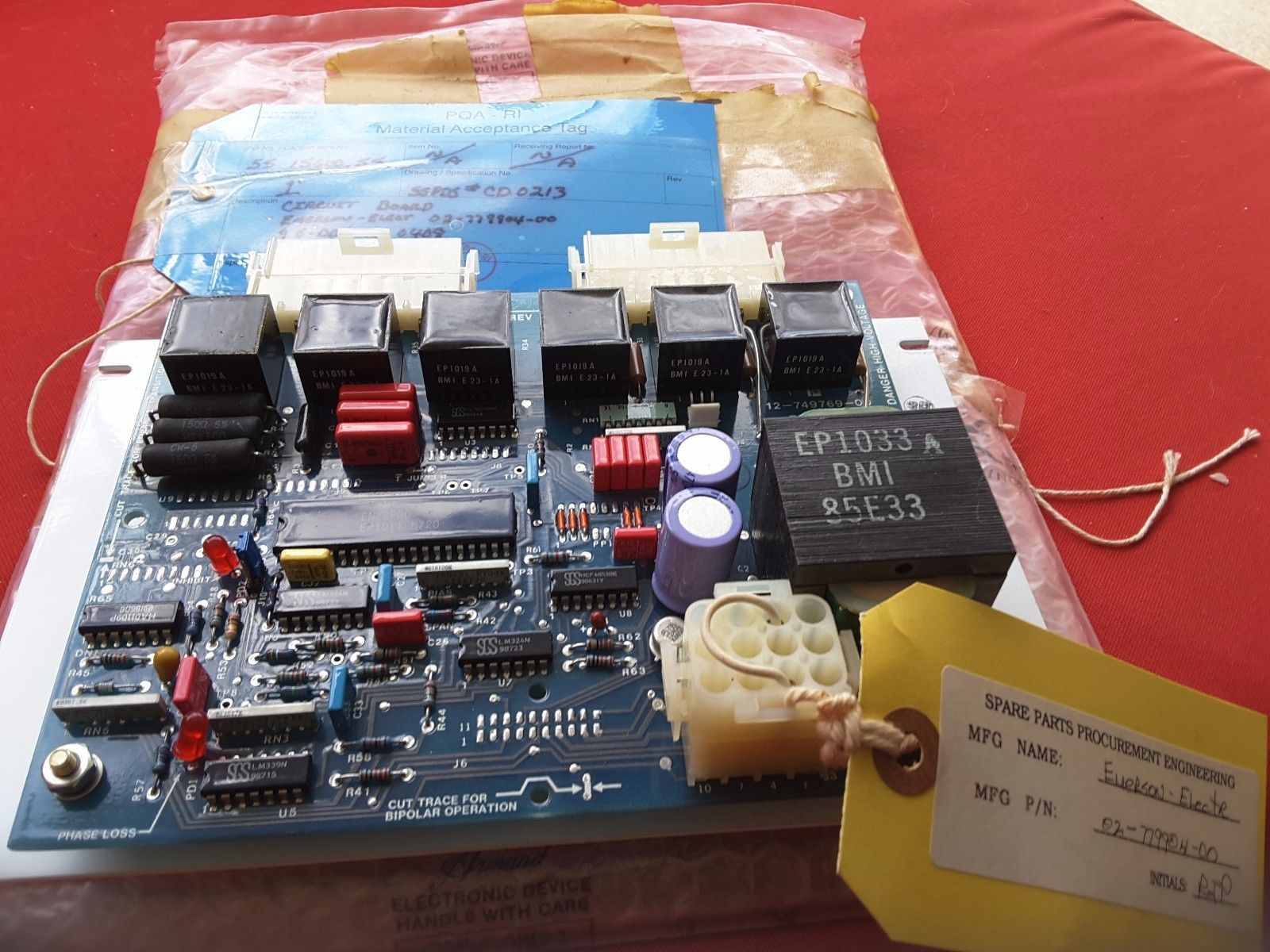 EMERSON ELECTRIC 12-749769-00 CIRCUIT BOARD 02-779904-00 CD0213 NEW  $299 - $296.01