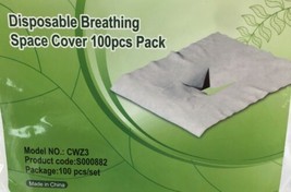 100x Disposable Face Cradle Covers for Massage Table Spa Bed Chiropractor 12x16&quot; - £7.86 GBP