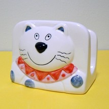 Smiling Cat Small Ceramic Napkin Holder (BN-NAP101) - £6.43 GBP