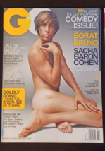 SASHA BARON COHEN / BORAT July 2009 GQ Magazine  - £7.90 GBP