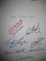 The Love Boat Signed TV Script Screenplay Autograph Gavin MacLeod Ted La... - $17.99