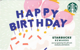 Starbucks 2020 Happy Birthday Recyclable Collectible Gift Card New No Value - £1.59 GBP