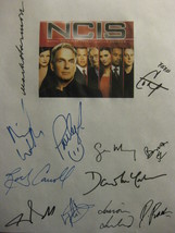 NCIS Signed TV Legend Script Screenplay X12 Autograph Michael Weatherly Mark Har - £13.31 GBP