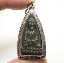 Lp Tuad 2505 Thuad Wat Changhai 1962 Thai Life Protection Buddha Lucky Pendant - $373.56