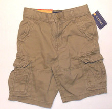 Cherokee Boys Cargo Shorts Adjustable Waist Beige Size 4 NWT - £7.29 GBP