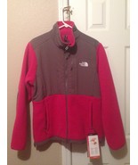 The North Face Womens Denali Jacket Large Parasol Pink Sonnet Grey Polartec 300 - $135.99