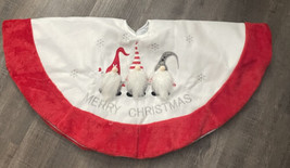 Merry Christmas Gnomes Decor Tree Skirt 32” #3 - £7.10 GBP