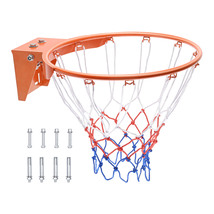 VEVOR Standard 18" Basketball Rim, Heavy Duty Q235 Goal Replacement with... - $50.99