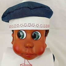 Vintage Naber Kids Doll African American Mo Wood Sailor 1996 Handcrafted 14&quot; COA - £70.08 GBP