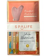 Spa Life Mindful Meditation Essential Skincare Set Facial Masks + Gua Sh... - $260.53 MXN