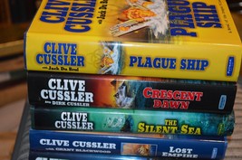 Lot of 5 Clive Cussler Hardbacks, VG+ in VG+ dust jackets - £7.87 GBP