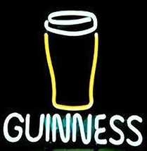 Guinness Beer Glass Neon Sign 16&quot;x15&quot; - £112.05 GBP