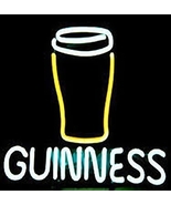 Guinness Beer Glass Neon Sign 16&quot;x15&quot; - £109.83 GBP
