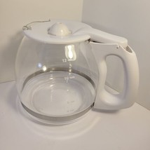 Mr Coffee 12 Cup Carafe Glass Replacement Decanter Pot White Handle Lid - $208.12 MXN