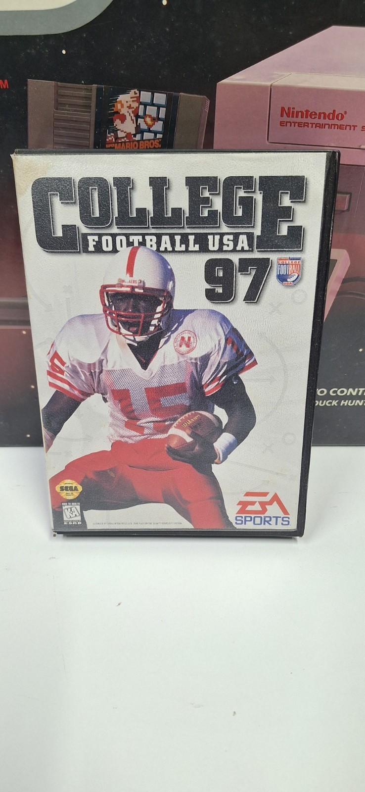 Vintage College Football USA Sega Genesis Authentic Untested Game  Item image 2