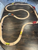 Thomas and Friends Wooden Railroad Set Trains Diecast Magnetic Engine 42... - $70.01