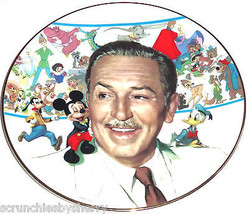 Walt Disney 85th Anniversary Collectors Plate Mickey Mouse Alice Snow White - £55.71 GBP