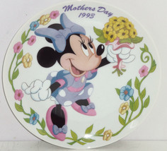 Disney Minnie Mouse Collector Plate 1993 Happy Mother&#39;s Day Grolier Vintage - £39.93 GBP