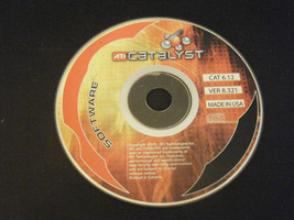 ATI Catalyst Software Version 8.321 Cat 6.12 Disc (2006) - £9.06 GBP