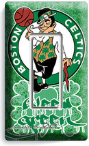 Boston Celtics Basketball Team Single Gfi Light Switch Wall Plate Cover Man Cave - £8.76 GBP
