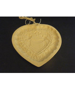 Brown Bag Cookie Art 1985 Heart Shape Love Birds Cookie Pottery Mold - £15.10 GBP