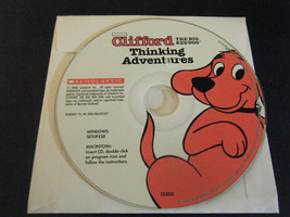 Clifford The Big Red Dog: Thinking Adventures (PC &amp; MAC, 2000)  - Disc Only!!!! - £5.71 GBP