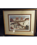 Nancy Lubeck Numbered &quot;Last Snow&quot; Triple Matted &amp; Framed Charming Lithog... - £95.20 GBP