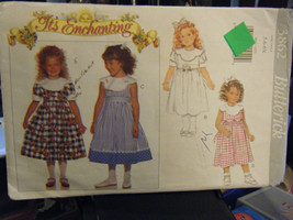Butterick It&#39;s Enchanting 3862 Girl&#39;s Dress Pattern - Sizes 5/6/6X - £6.15 GBP