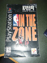 Playstation 1 NBA In The Zone Game Manual - £6.23 GBP