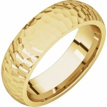 Authenticity Guarantee 
14k Yellow Gold 6 MM Half Round Comfort Fit Wedd... - £984.17 GBP+