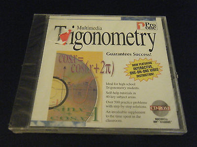 Vintage Pro One Multimedia Trigonometry (PC, 1995) - $12.59